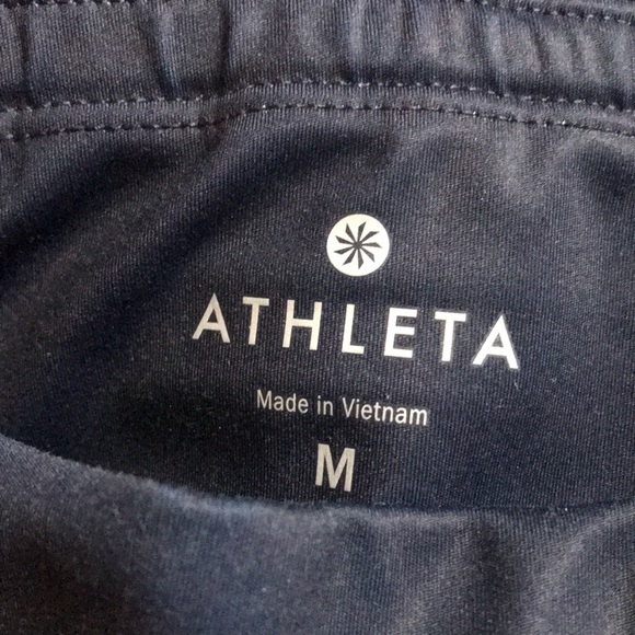 $89 ATHLETA Blue MERCURY SONAR Full Length YOGA Tights Leggings Sz M - Picture 11 of 12